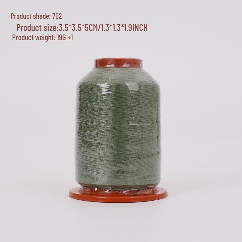 Polyester Sewing Thread: 100 Colors, 500 Yards, Fine Two-Strand, High-Speed, for Hand Sewing