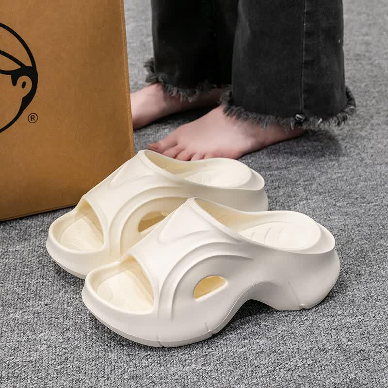 Women s Fashion Platform Slide Sandals 36-37 (fits 34-35) белый