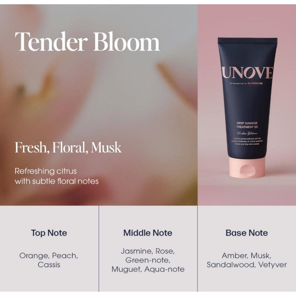 [Mini] UNOVE Tratament Profund pentru Păr Deteriorat EX, 40ml(Tender Bloom)