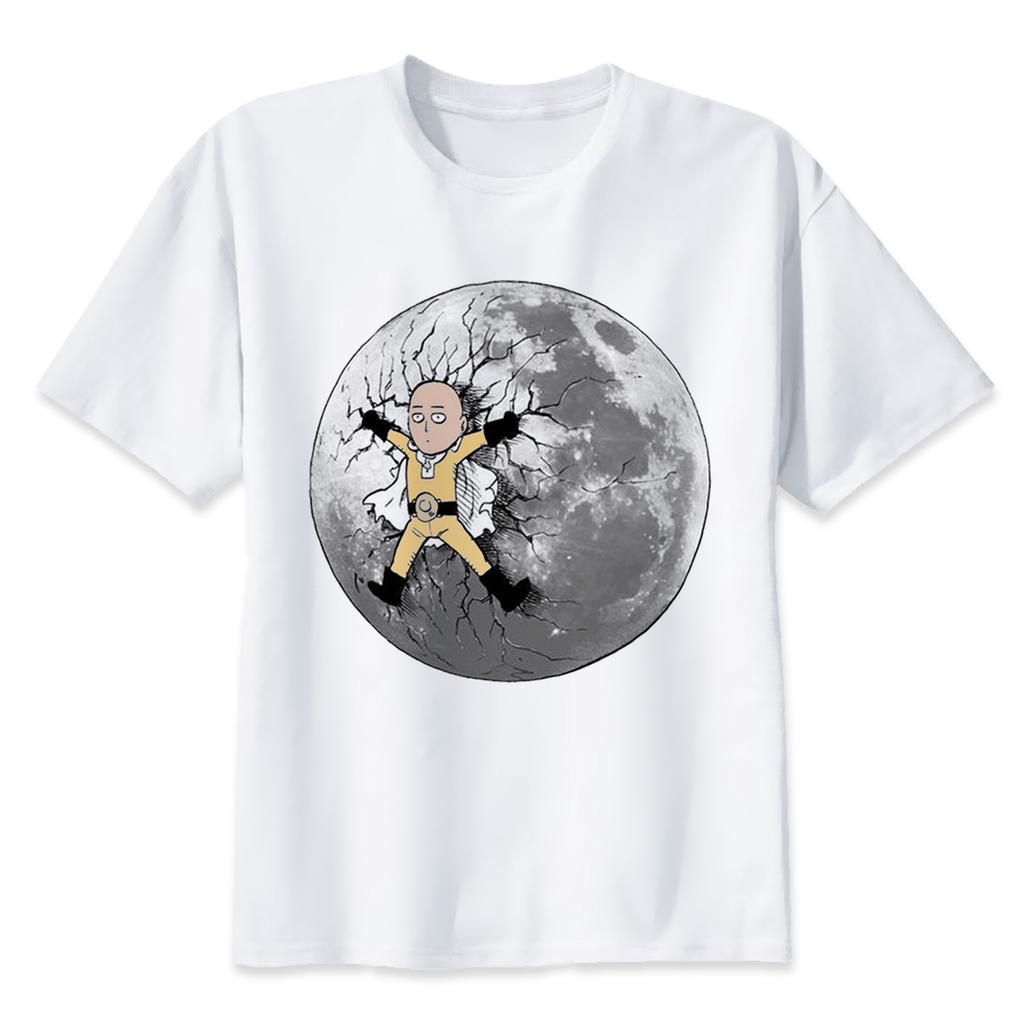 2023 New Women T-Shirt One Punch Man Print Top Female T Shirts Harajuku Casual Round Neck Streetwear Ladies Clothes