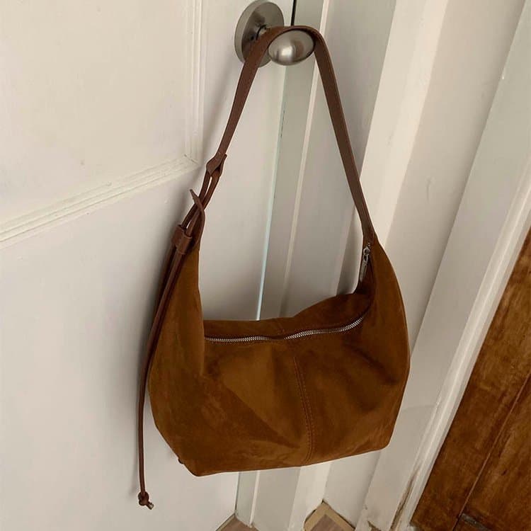 2025 new retro one-shoulder dumpling bag