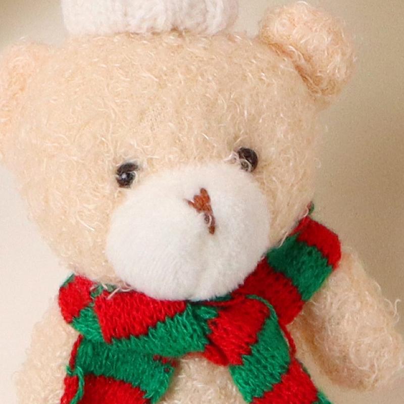 Christmas Cute Blush Joint Bear Bag Cute Clothing Accessories Bear Doll Pendant