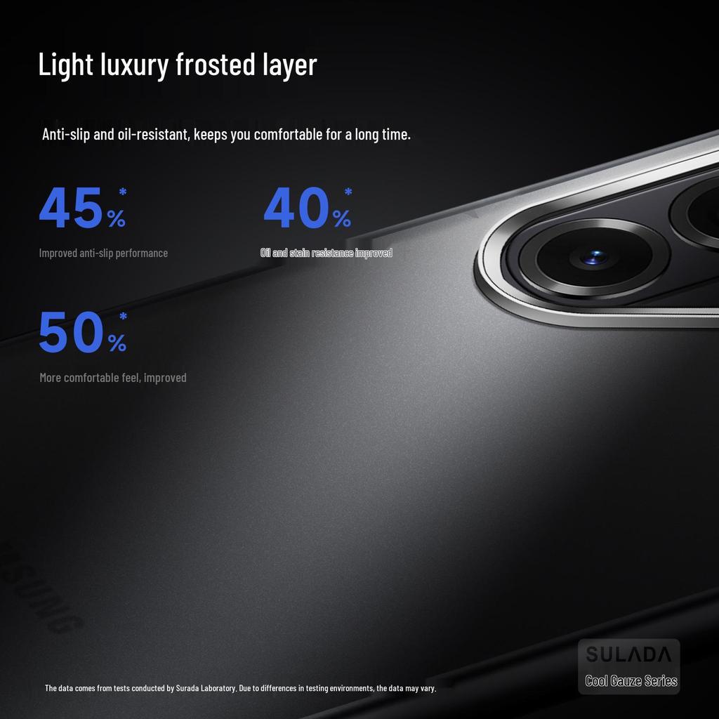 Samsung S26 Ultra Semi-Transparent Frosted Protective Case for S26 and S25 Plus - Skin-Feel, Light Luxury, Drop-Proof Design