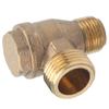 Brass Check Valve 2 Way Non-Return Valve for    S Pneumatic Hydraulic Systems