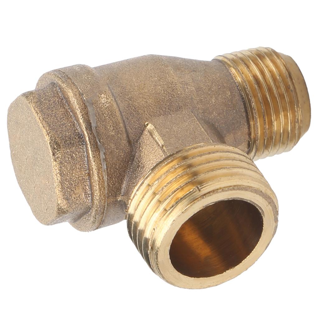 Brass Check Valve 2 Way Non-Return Valve for S Pneumatic Hydraulic Systems