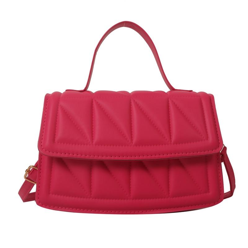 Retro Candy Color Imprint Casual Shoulder Handbag For Women New Collection For Fall 2023