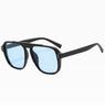 Candy Color Oversized INS Sunglasses for Women Fashion Vintage Men Square Trend Brand Design Shade Eyewear