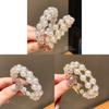 Pearl Beaded Double Layer Bracelet With Rhinestone Embellishments For Elegant Office Wear