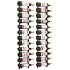 Wall-mounted Bottle Racks for 12 Bottles 2 Pcs Iron