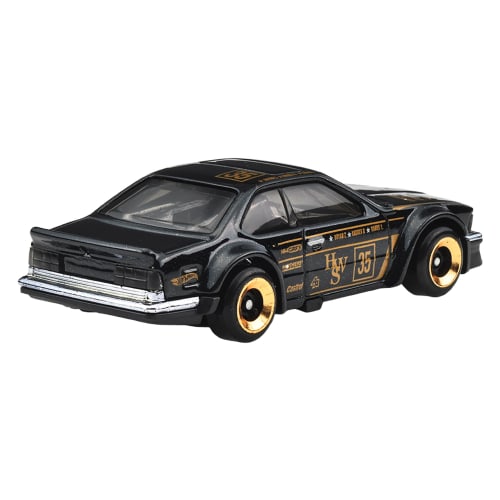 Hot Wheels Basic Car BMW 635 CSI Vehicle Toy Mini Car for Ages 3 and Up, Black, JFN61