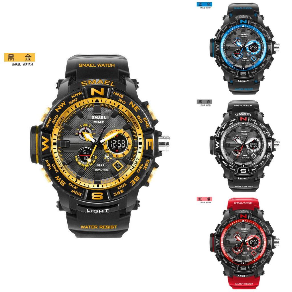 Premium Montres Smael Multifunctioneel Waterdicht Kwarts Horloge Met Tijdloos Ontwerp