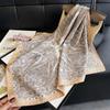 Square Scarf Print Hijab Female Turban Fashion Luxury Headscarf Shawl Neckerchief Handkerchief Headband Bandana Windproof Wraps