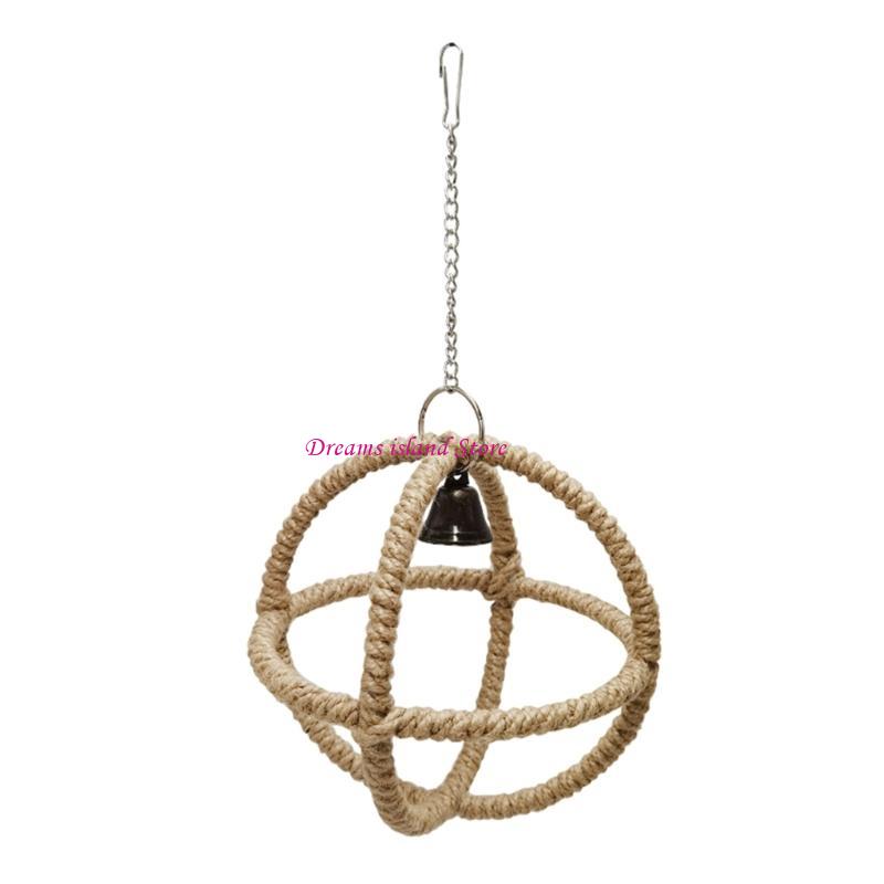 Colorful Hanging Parrot Bird Molar Toy Articles Parrot Molar Pet Bird Toy for Parrot Training Bird Swing Biting Toy HX6C