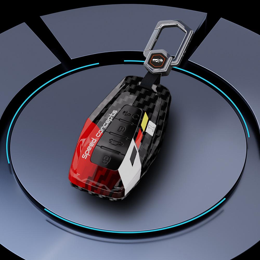 

Abs Carbon Car Remote Key Case Cover Holder Shell For Geely Emgrand X7 Ex7 Coolray - Auto Styling Accessories