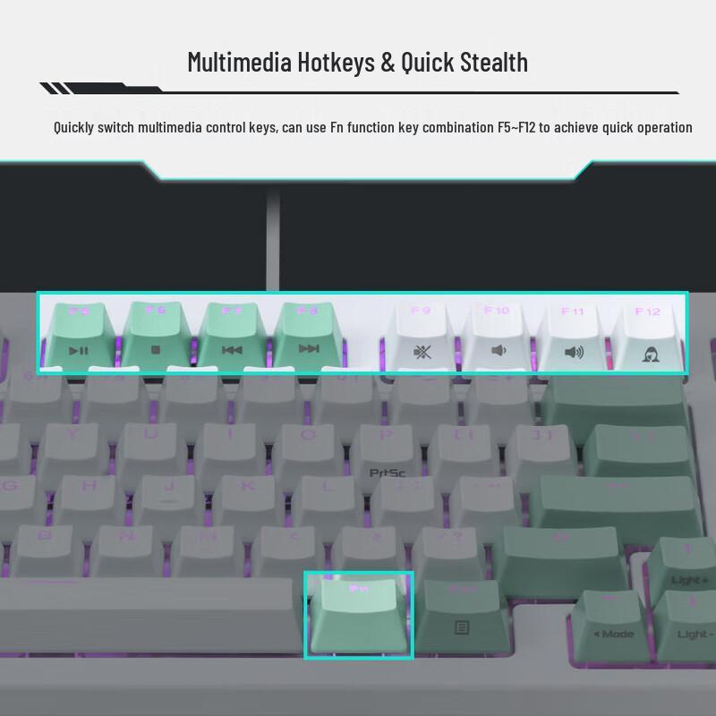 ASUS TUF Gaming TX98 RGB Optical Mechanical Keyboard