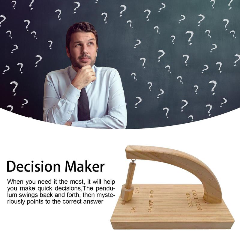 Decision Maker Creative Magnetic Decision Maker Swing The Pendulum Find Answers to Questions Perfect Prop for Handmade Wooden belgium