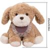 Plush dog, plush puppy, plush toy for puppies, 9.84 inches  Plush toys for dogs, cushion, plush dog, plush toy for fans, girlfriends, brown