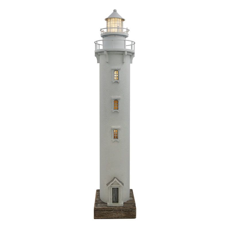 Retro PVC Lighthouse Decor with Light Rustic Small Nightlight Ocean Themed Lighthouse Decoration Nostalgic Creative Craftarts