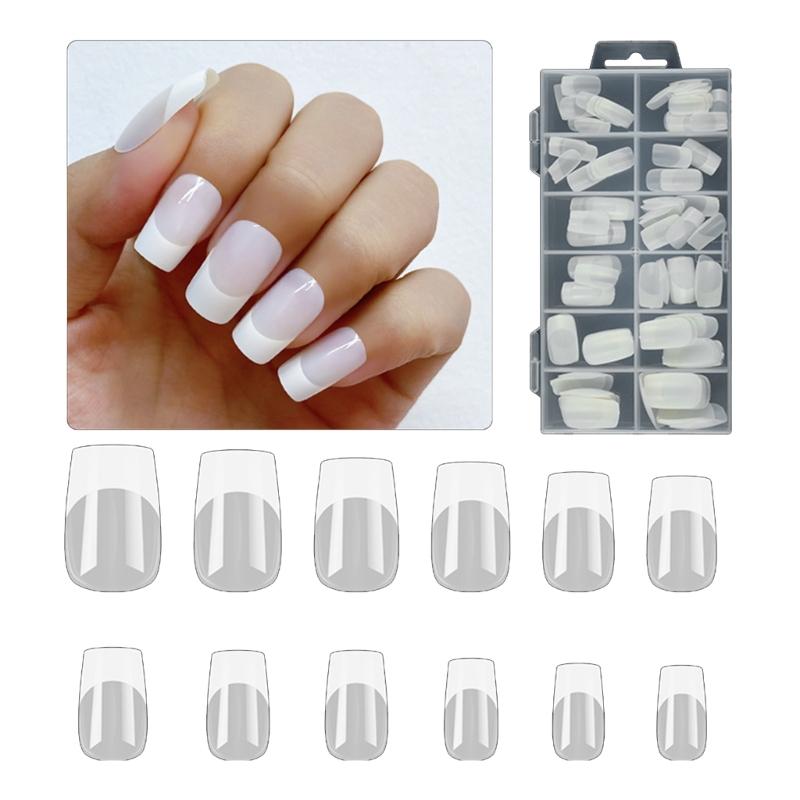 European American Style French Press On Nails Extensions for Nail Enthusiasts