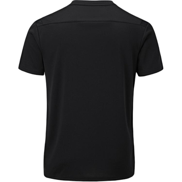 Under Armour Custom Sports Loose Quick-Dry Moisture-Wicking Round Neck Pullover Short Sleeve T-Shirt Unisex Tops Black 21500525-001(TEAM702-A25)