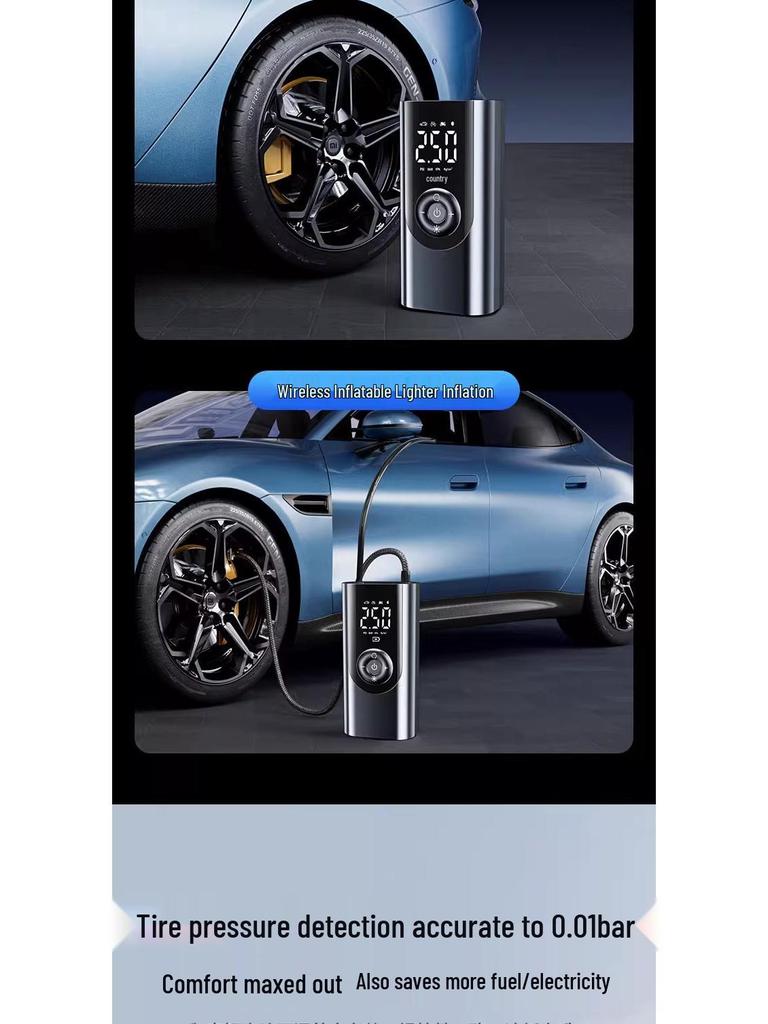 Tragbare Hochdruck-Akku-Elektro-Autoreifen-Luftpumpe