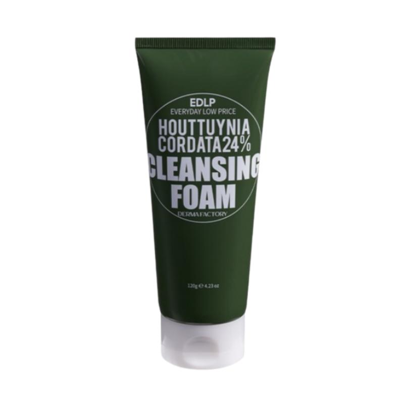 DERMA FACTORY EDL P Houttuynia Cordata 24% Cleansing Foam 120g
