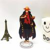 Support en acrylique, pièce de dessin animé, modèle de jouets OP luffy, figurine d'action, pendentif, jouet double face