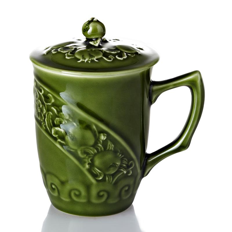 Qian Tang Xuan Living Porcelain Pomegranate High Mug