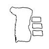 Auto Engine Cylinder Head Cover Valve Cover Gasket Set For BMW 1/3/5/6 Series F12 F13 11127587804 Replacement Accessories
