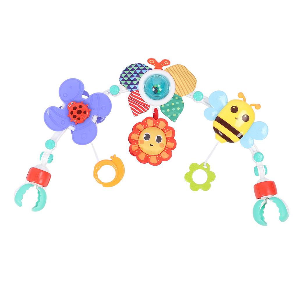 Baby Crib Activity Toy Multiple Color Mobile Arch Swinging Toy for Boys Girls Newborn Bed and