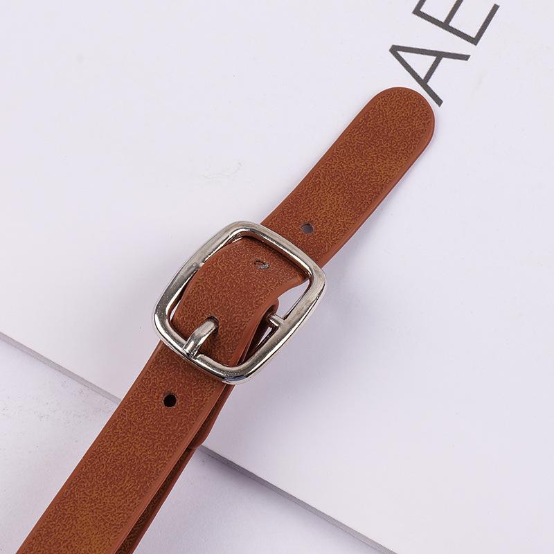 PU Leather Business Luggage Tag Suitcase Address Label Luggage Boarding Case Label Name ID Address Clip Travel Accessories