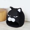 Foldable Cat House Soft Pet Nest With Cushion Cute Cartoon House for Cats Dogs Warm Puppy Kennel Kitten Cave Mat Cat Accessories