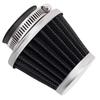 AHL Air Air Filter 42mm Universal Oval Taper Type (Black)