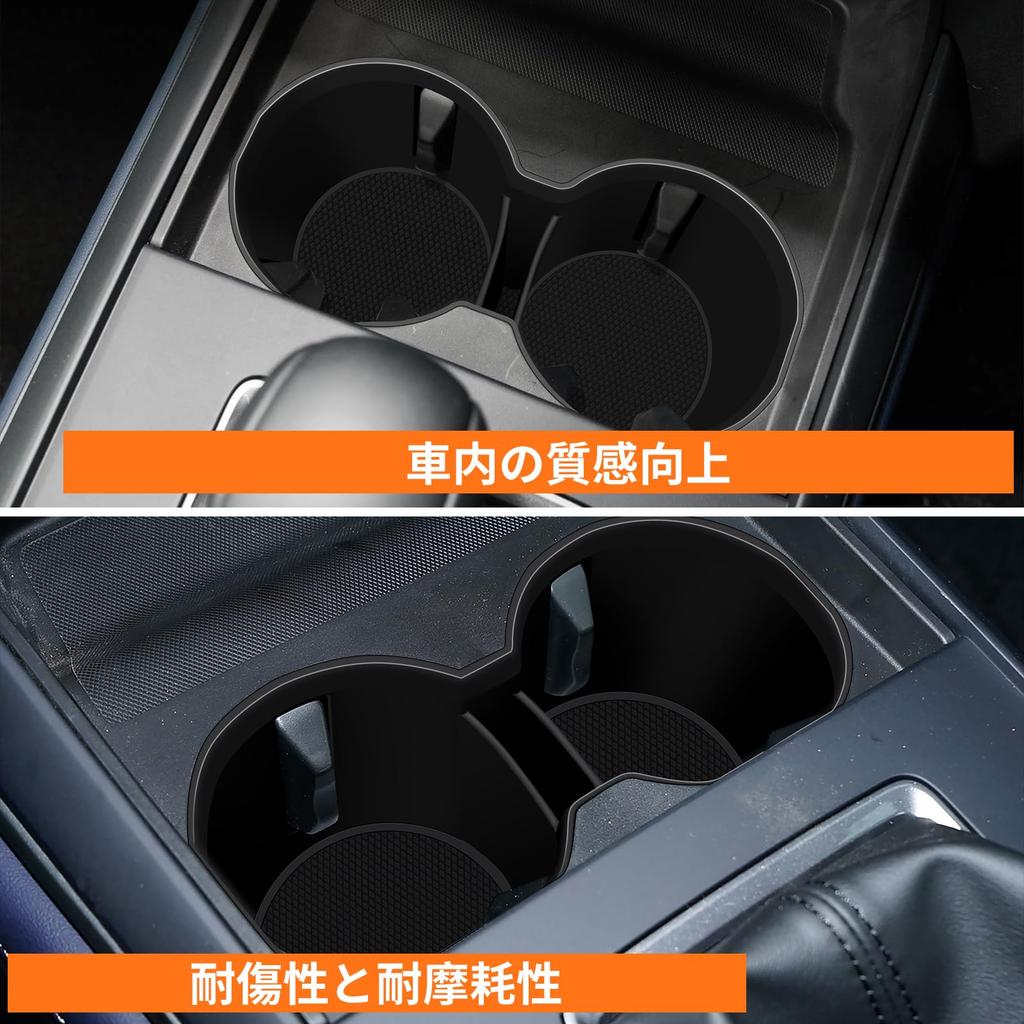 FDAIUN Car Cup Holder Coaster for Mazda Silicone Cup Interior Customization Parts and Mazda CX30 Easy 1 Piece CX-30 (2020-2025), Non-Slip Mat,
