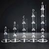 Transparent Eyeglasses Show Stand Multi Layers Glasses Showcase Shelf
