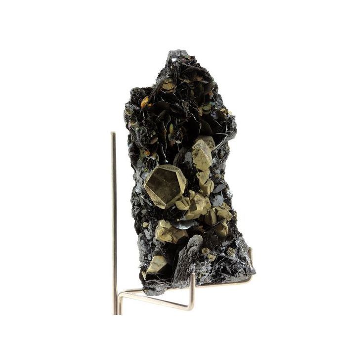 Pierres et Minéraux. Hematite + Pyrite. 732.0 ct. Elba Island, Tuscany, Italie.