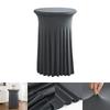 Height Stretch Round Tablecloth Commercial Conference Cocktail Bar Table Cover Hotel Wedding Party Skirt Elastic Table Cloth