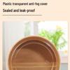 500ml Kraft Paper Disposable Takeout Bowl with PP Lid