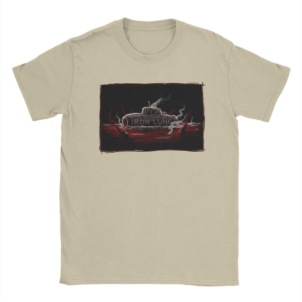 Unisex TShirt Iron Lung T Shirts Hipster Summer Tee Shirt Vintage Casual 100 Cotton Tops Birthday Present