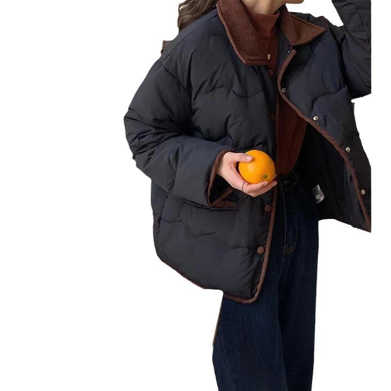 Light Down Cotton-padded Clothes Women's Winter Small Short Cotton-padded Clothes Jacket New Cotton-padded Jacket Pie Overcome