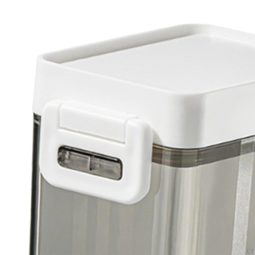 Airtight Food Organizer with Scoop for Fridge Cabinet Countertop Sugar