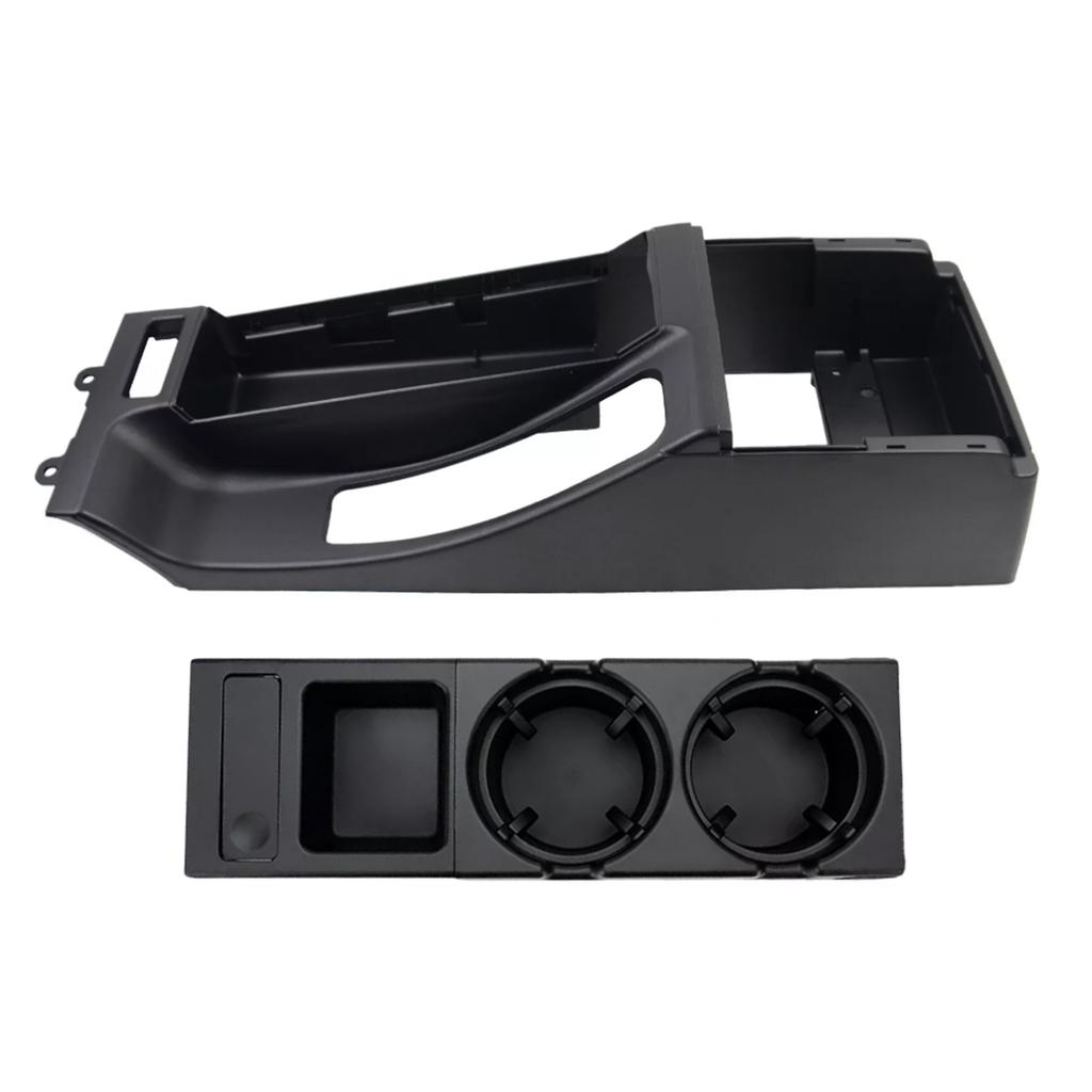 Black Center Console Trim Base Cup Coin Holder 51168218305 For BMW 3 Series