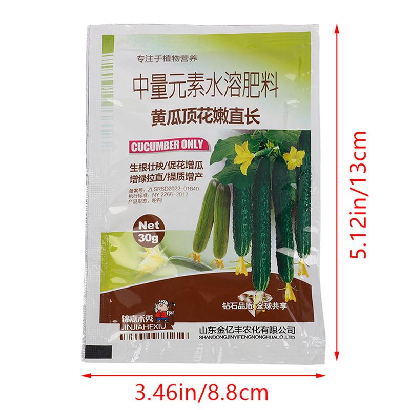 Okurka Profesní hnojivo pro zahradní rostliny Hnojivo pro podporu růstu plodin