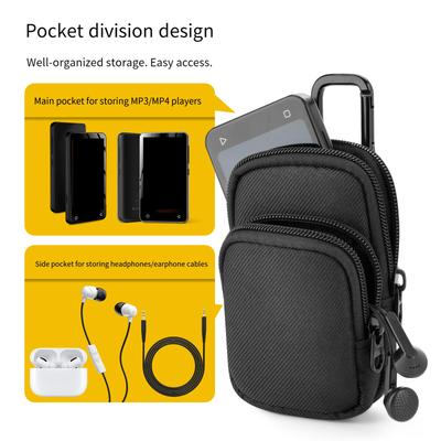 Nylon Organizer Tasche Aufbewahrungstasche für Spieler Gepolstert Innen Fronttasche Reißverschlüsse Verschlüsse und Sichere Befestigung