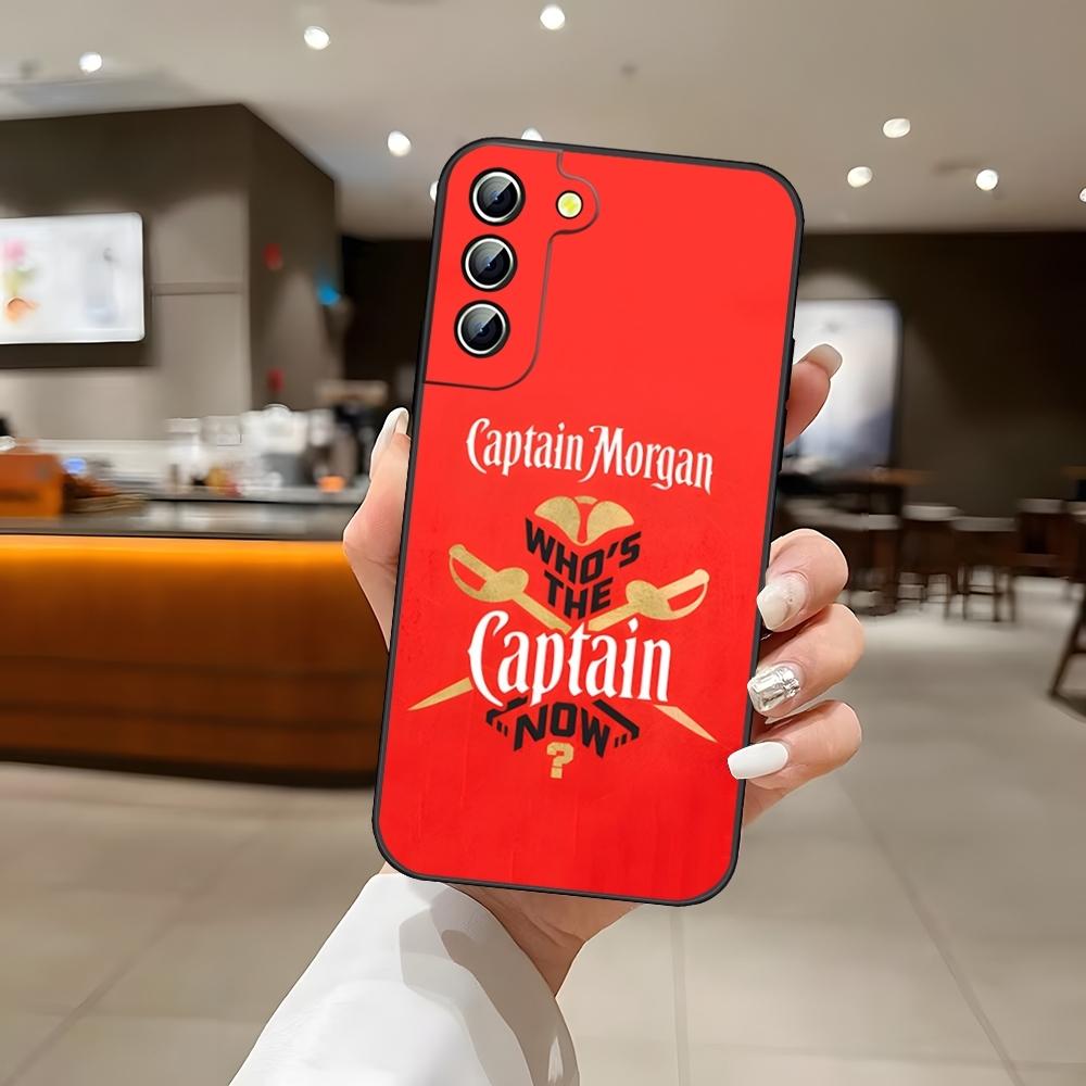 Luxury Rum C_Captain Morgan Phone Case For S25 Samsung S26 S24 Ultra S22 S23 S20 Fe S21 Plus A54 A34 A16 A53 Back Cover