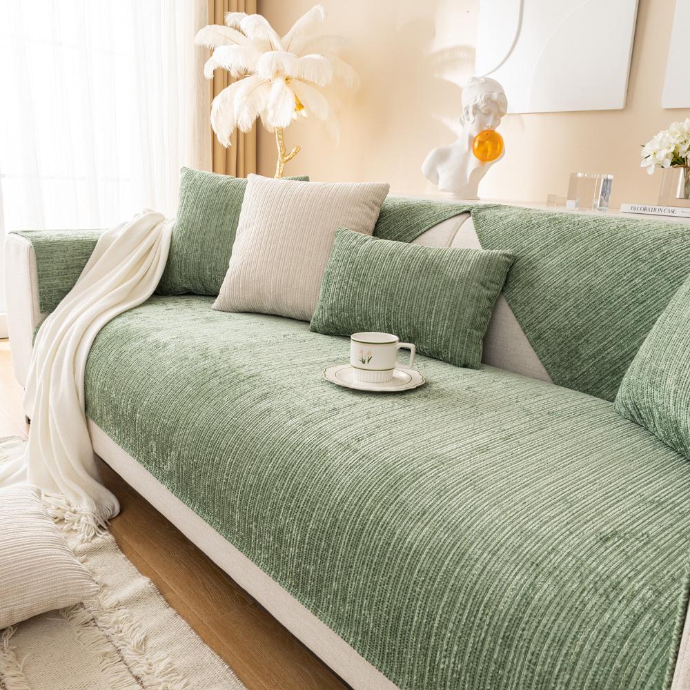 Chenier Sofa Cushion Four-Season Universal Non-Slip Seat Cushion Cream Wind Sofa Cover Cross-Border New Backrest Towel Cover