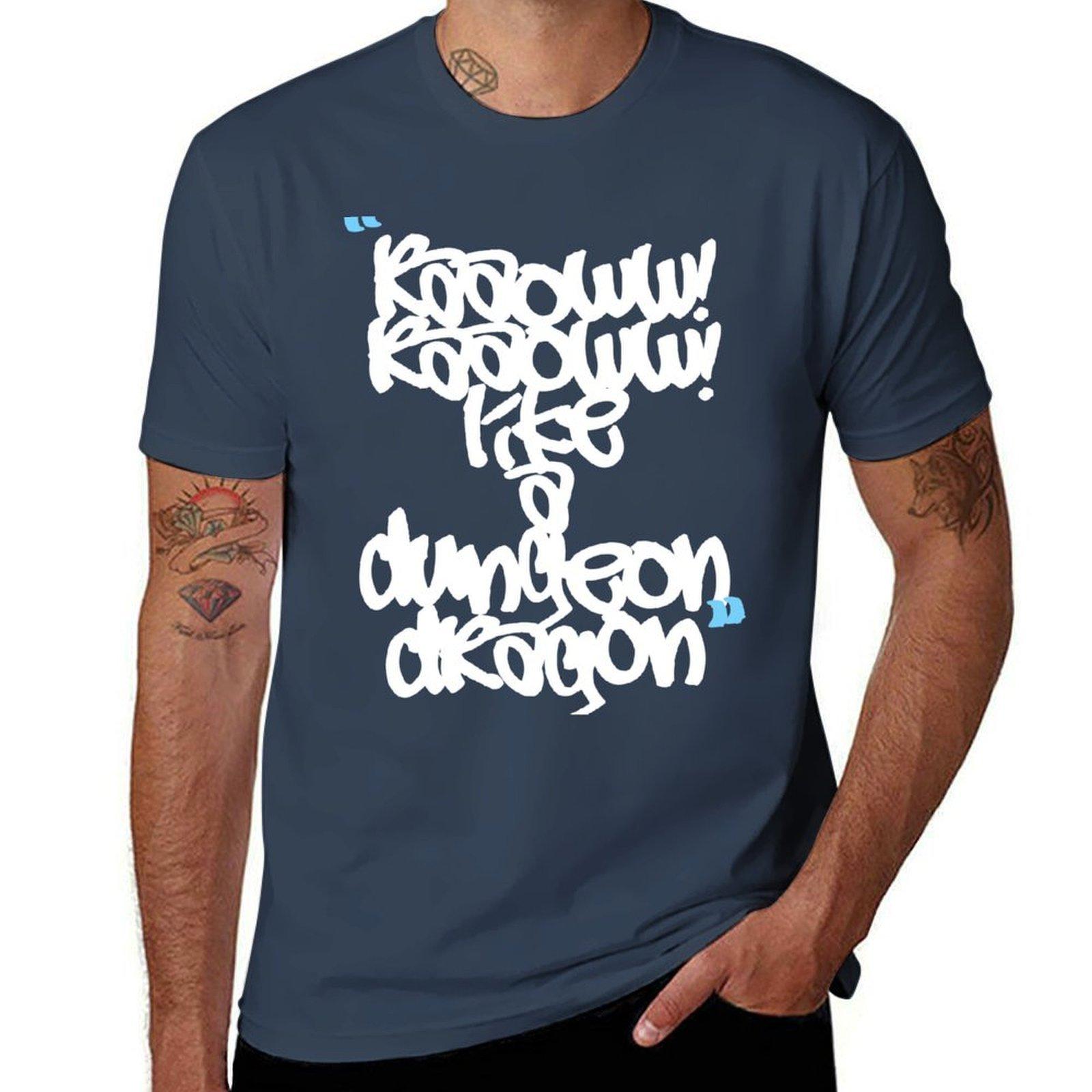 Dungeon Dragon Tshirt Outdoor Sports Lightweight Tee S