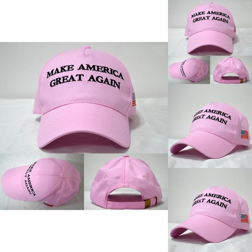 Great Make America Again Hat Donald Trump Us President Republican Cap Pink 2020