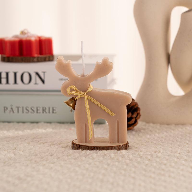 Y Christmas Deer Candle Creative Little Elk Aromatherapy Candles Christmas Atmosphere Decorative Room Household Fragrance Gift