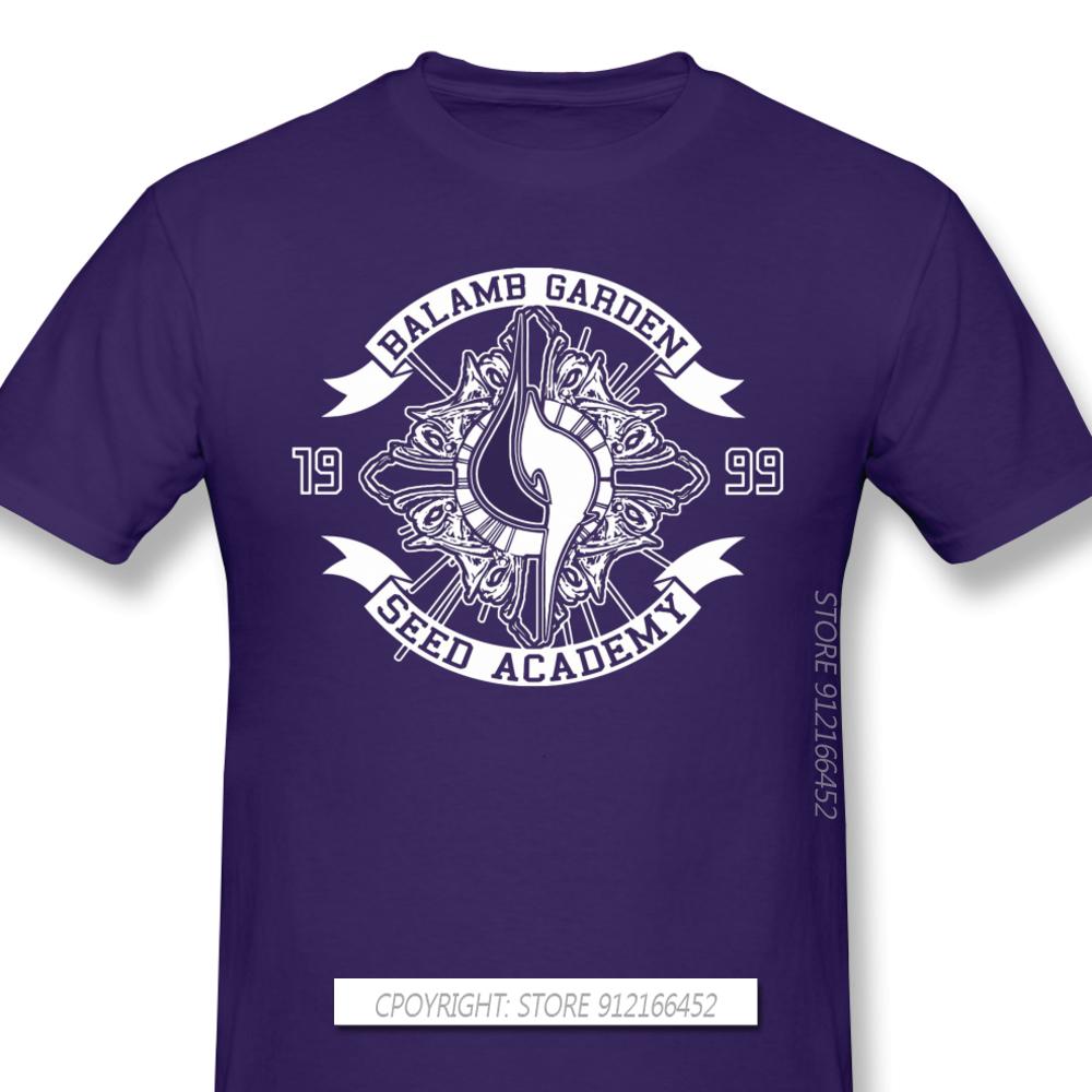 Men Clothes Final Fantasy Role Playing Video Game Series T-Shirts Balamb Garden Seed Academy Fashion Short Sleeve